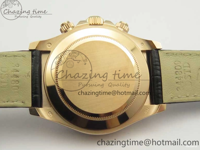 Leather 1:1 Gold Noob Rose Daytona RG Dial Edition SA4130 Best Strap On 116515 0416